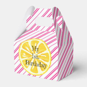 Lemonade Stand Birthday Party Favour Box