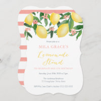 Lemonade Stand Birthday Party For Little Girl