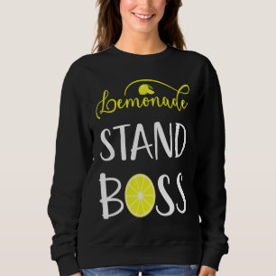 Lemonade Stand Boss CEO Lemon Crew Fun Entrepreneu Sweatshirt