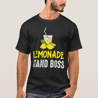 Lemonade Stand Boss Funny Lemon Juice Business T-Shirt