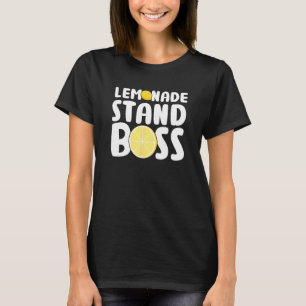 Lemonade Stand Boss Funny Lemon Juice Lover T-Shirt