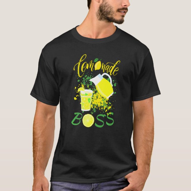 Lemonade Stand Boss Joke  Lemon Crush Juice   1 T-Shirt (Front)