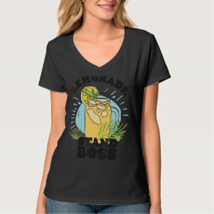 Lemonade Stand Boss Lemon Juice Citrus Summer Drin T-Shirt