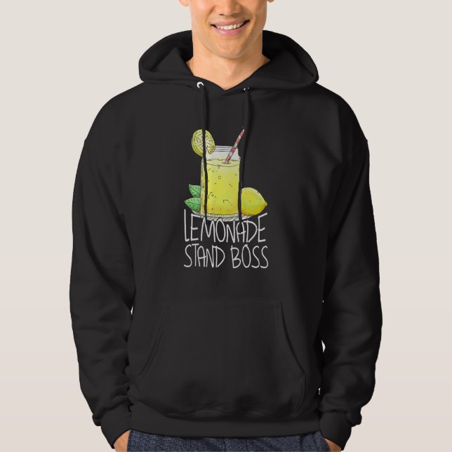 Lemonade Stand Boss Lemon Juice Hoodie (Front)