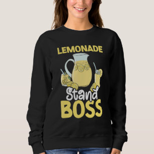 Lemonade Stand Boss Lemonade Juice Lemonade Crew Sweatshirt