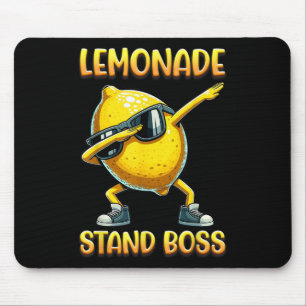 Lemonade Stand Boss Summer Entrepreneur Cool Lemon Mouse Mat