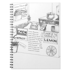 Lemonade Stand Business with Many Variations Lemon Notebook