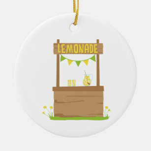 Lemonade Stand Ceramic Tree Decoration