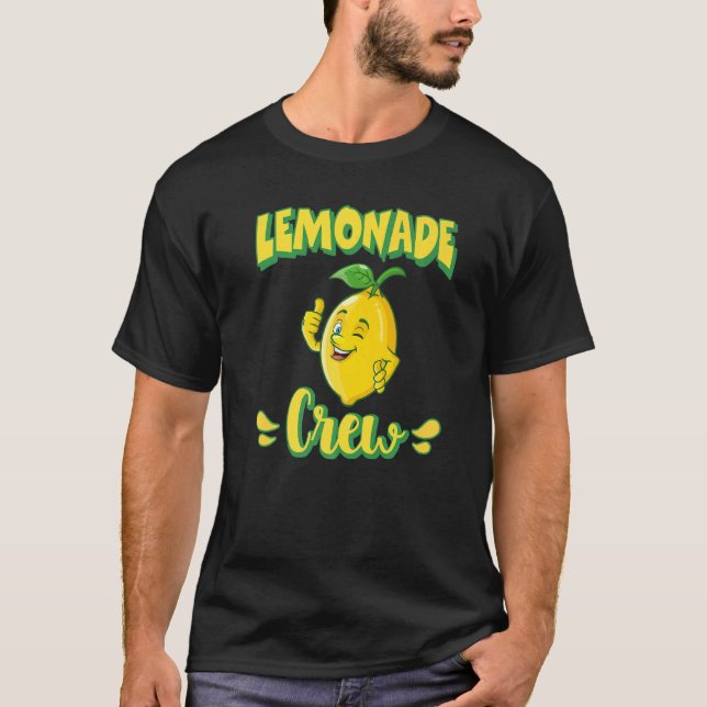 Lemonade Stand Crew Lemon Juice Summertime Vacatio T-Shirt (Front)