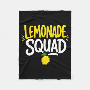 Lemonade Stand Crew Lemonade Squad Fleece Blanket