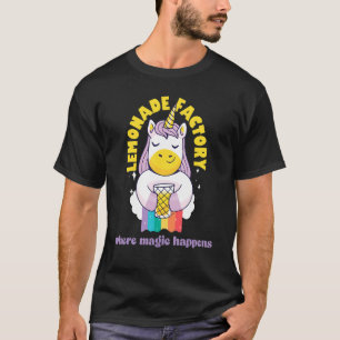 Lemonade Stand Factory Magic Entrepreneur Kids Un T-Shirt