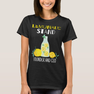 Lemonade Stand Founder and CEO Shirt Young Entrepr