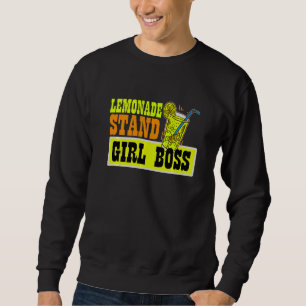 Lemonade Stand Girl Boss Lemon Juice Business Sweatshirt