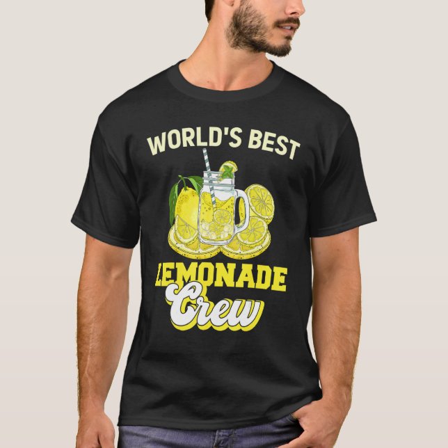 Lemonade Stand Lemon Juice Store Staff Citrus Staf T-Shirt (Front)
