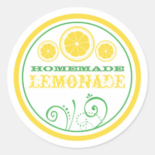 Lemonade Stand Logo Stickers
