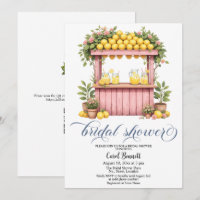 Lemonade Stand Mediterranean Summer Bridal Shower