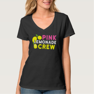 Lemonade Stand Pink Lemonade Crew Summer Fruit Lem T-Shirt