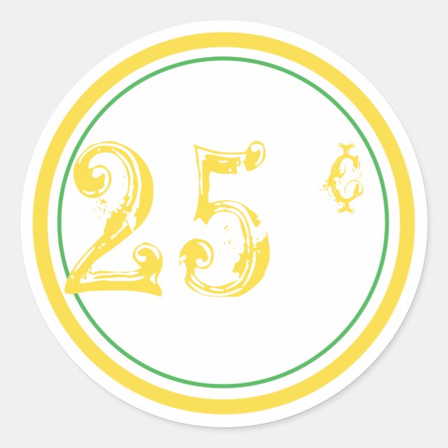 Lemonade Stand Price Stickers (Front)