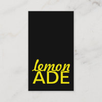 lemonade stand punch card