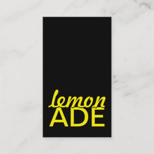 lemonade stand punch card