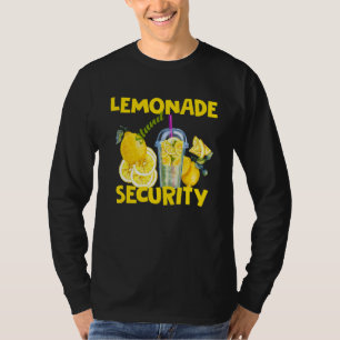 Lemonade Stand Security Lemon Juice Design T-Shirt