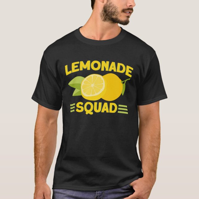Lemonade Stand Squad Lemon Juice Business Lemon Ci T-Shirt (Front)
