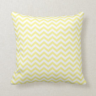 Lemonade Yellow Chevron 16"x16" Pillow