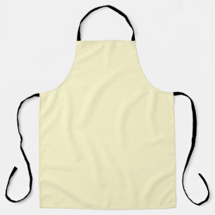 Lemonade Yellow Solid Colour Classic Elegant Apron