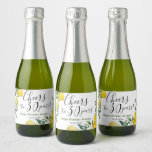 Lemons 30th Birthday Cheers Sparkling Wine Label<br><div class="desc">Cheers to 30 years! Labels for Mini sparkling wine bottles</div>