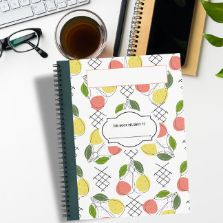 Lemons and Fruits Composition Notebook