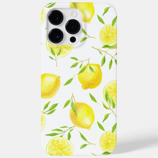 Lemons and leaves Case-Mate iPhone case (Back)