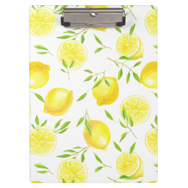 Lemons and leaves clipboard (Front)