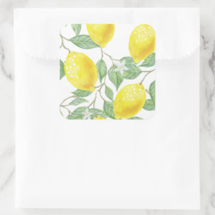 Lemons and Leaves Stickers