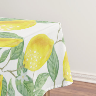 Lemons and Leaves TableCloth