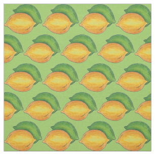Lemons and Limes Citrus Grove Fruit Fruity Print Fabric