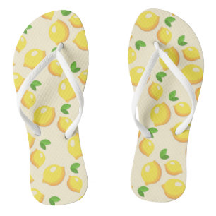 Lemons and more lemons! flip flops