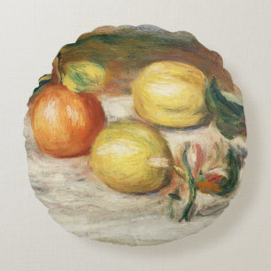 Lemons and Orange (Citrons et orange) (1913)  Round Cushion