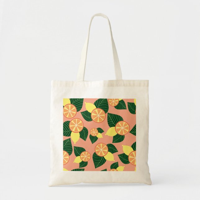 Lemons and oranges tote bag (Front)