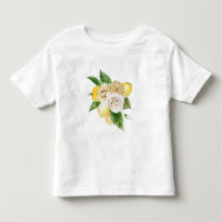 Lemons and roses bouquet