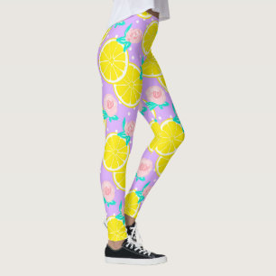 Lemons and Roses Leggings