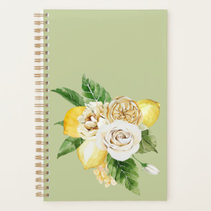 Lemons and roses planner