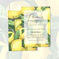 Lemons Baby Shower Mama's Main Squeeze Invitation