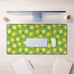 Lemons Background Pattern Desk Mat