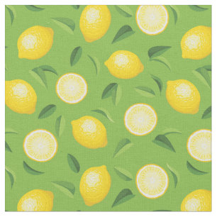 Lemons Background Pattern Fabric