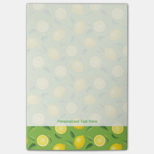 Lemons Background Pattern Post-it Notes