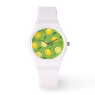 Lemons Background Pattern Watch