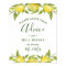 Lemons Blossom Chic Advice and Well Wishes Sign