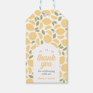 Lemons Bridal Shower or Wedding Personalized  Gift Tags