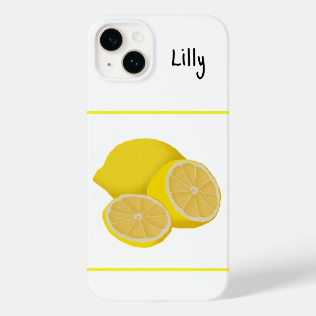 Lemons Case-Mate iPhone Case (Back)