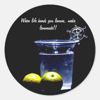 Lemons! Classic Round Sticker